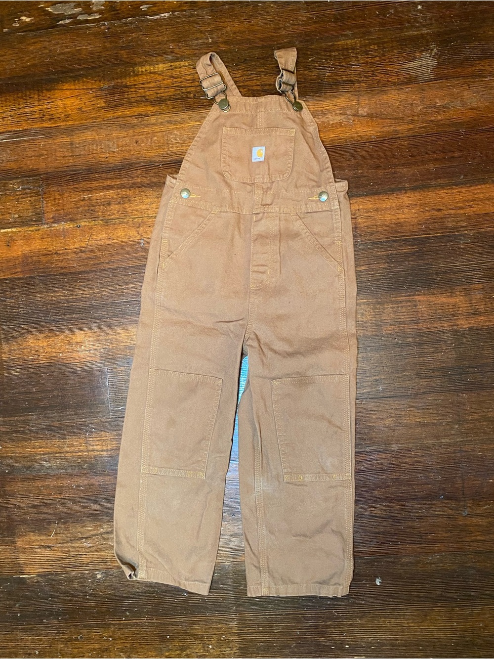 VGUC Carhartt Relaxed Fit Bib Overalls Outdoor 100% Cotton Canvas